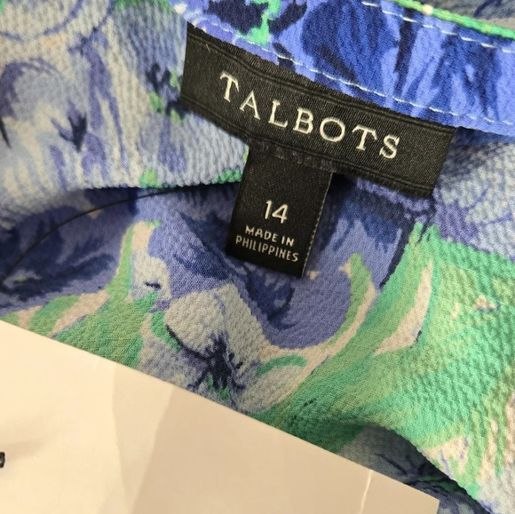 Beautiful Blue Floral Midi Dress NWT - Picture 6 of 11